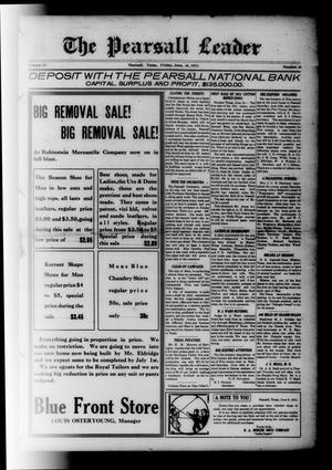 The Pearsall Leader (Pearsall, Tex.), Vol. 17, No. 10, Ed. 1 Friday, June 16, 1911