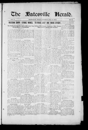 The Batesville Herald. (Batesville, Tex.), Vol. 3, No. 45, Ed. 1 Saturday, July 23, 1904