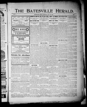 Primary view of object titled 'The Batesville Herald. (Batesville, Tex.), Vol. 7, No. 1, Ed. 1 Thursday, January 10, 1907'.