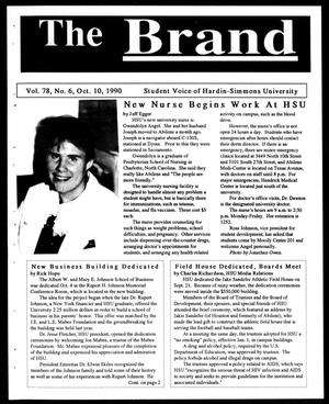 The Brand (Abilene, Tex.), Vol. 78, No. 6, Ed. 1, Wednesday, October 10, 1990