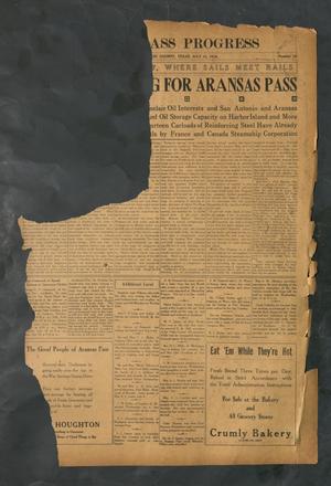 Primary view of object titled 'Aransas Pass Progress (Aransas Pass, Tex.), Vol. [10], No. 14, Ed. 1 Friday, July 12, 1918'.