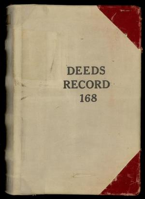 Primary view of object titled 'Travis County Deed Records: Deed Record 168'.