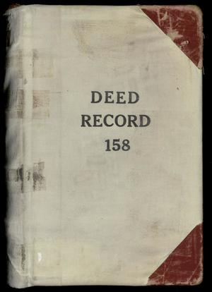 Primary view of object titled 'Travis County Deed Records: Deed Record 158'.