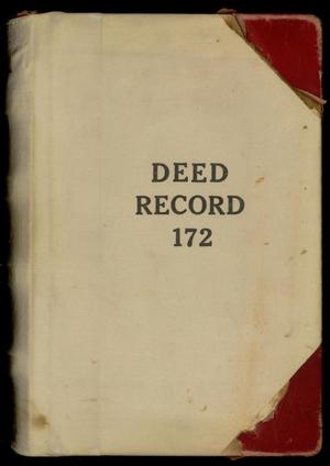 Primary view of object titled 'Travis County Deed Records: Deed Record 172'.