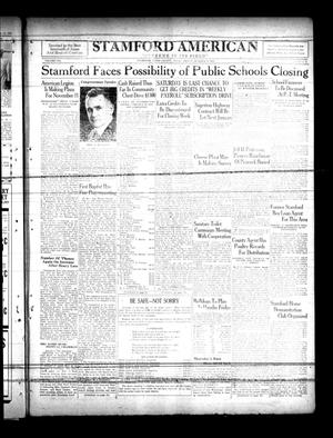 Stamford American (Stamford, Tex.), Vol. 8, No. 28, Ed. 1 Friday, October 23, 1931