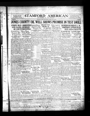 Stamford American (Stamford, Tex.), Vol. 12, No. 15, Ed. 1 Friday, July 19, 1935