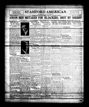 Stamford American (Stamford, Tex.), Vol. 7, No. 16, Ed. 1 Friday, August 1, 1930