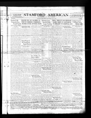 Primary view of object titled 'Stamford American (Stamford, Tex.), Vol. 12, No. 6, Ed. 1 Friday, May 17, 1935'.