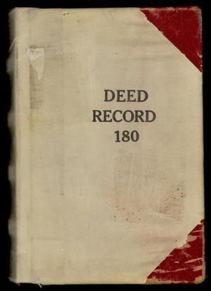 Primary view of object titled 'Travis County Deed Records: Deed Record 180'.