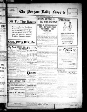 The Bonham Daily Favorite (Bonham, Tex.), Vol. 17, No. 38, Ed. 1 Tuesday, September 15, 1914