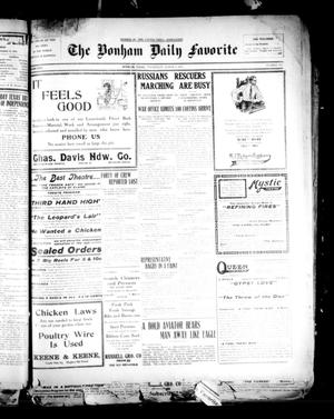 The Bonham Daily Favorite (Bonham, Tex.), Vol. 17, No. 181, Ed. 1 Wednesday, March 3, 1915