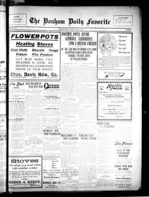 The Bonham Daily Favorite (Bonham, Tex.), Vol. 17, No. 65, Ed. 1 Friday, October 16, 1914