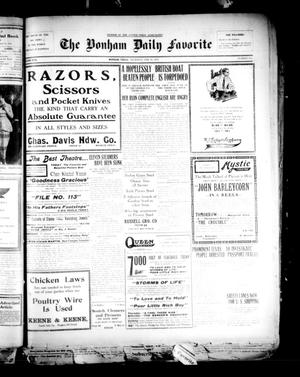 The Bonham Daily Favorite (Bonham, Tex.), Vol. 17, No. 176, Ed. 1 Thursday, February 25, 1915