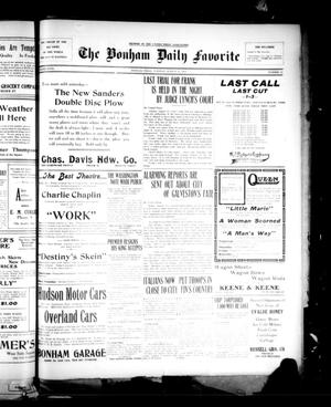 The Bonham Daily Favorite (Bonham, Tex.), Vol. 18, No. 12, Ed. 1 Tuesday, August 17, 1915