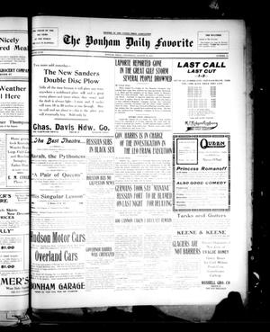 The Bonham Daily Favorite (Bonham, Tex.), Vol. 18, No. 13, Ed. 1 Wednesday, August 18, 1915