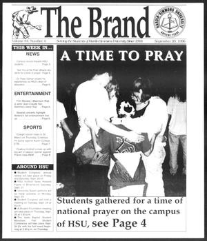 The Brand (Abilene, Tex.), Vol. 84, No. 4, Ed. 1, Friday, September 20, 1996