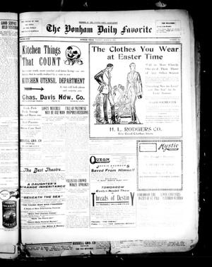 The Bonham Daily Favorite (Bonham, Tex.), Vol. 17, No. 198, Ed. 1 Tuesday, March 23, 1915