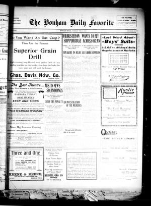 The Bonham Daily Favorite (Bonham, Tex.), Vol. 17, No. 162, Ed. 1 Tuesday, February 9, 1915