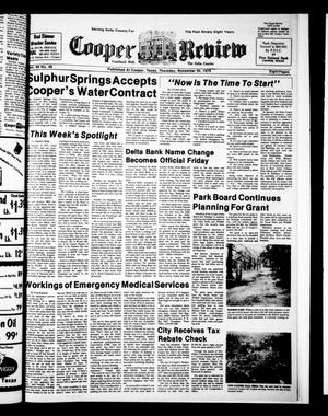 Cooper Review (Cooper, Tex.), Vol. 99, No. 48, Ed. 1 Thursday, November 30, 1978