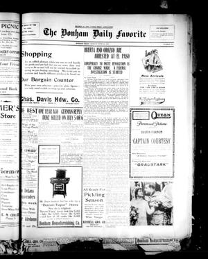 The Bonham Daily Favorite (Bonham, Tex.), Vol. 17, No. 281, Ed. 1 Monday, June 28, 1915