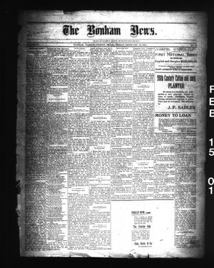 The Bonham News. (Bonham, Tex.), Vol. 35, No. 37, Ed. 1 Friday, February 15, 1901