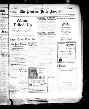 The Bonham Daily Favorite (Bonham, Tex.), Vol. 17, No. 214, Ed. 1 Saturday, April 10, 1915