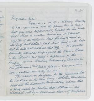 Primary view of object titled '[Letter from I. H. to Cecile Kempner, August 26, 1945]'.