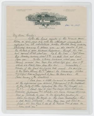 [Letter from I. H. to Cecile Kempner, December 28, 1947]