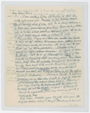 Primary view of object titled '[Letter from I. H. to Cecile Kempner, November 16, 1946]'.