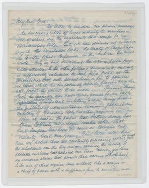 Primary view of object titled '[Letter from I. H. to Cecile Kempner, March 18, 1945]'.
