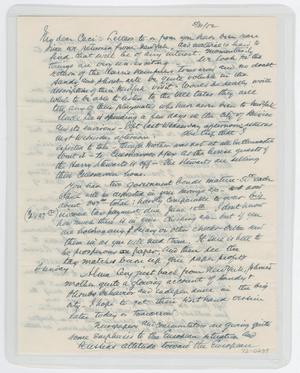 Primary view of object titled '[Letter from I. H. to Cecile Kempner, May 31, 1952]'.