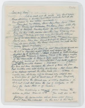 Primary view of object titled '[Letter from I.H. to Cecile Kempner, April 3, 1949]'.