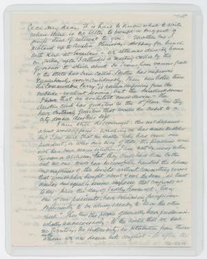 Primary view of object titled '[Letter from I. H. to Cecile Kempner, December 11, 1950]'.