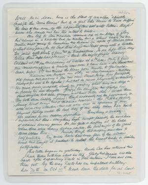 Primary view of object titled '[Letter from I. H. to Cecile Kempner, October 1, 1950]'.