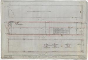 Primary view of object titled 'Radford Store Building, Abilene, Texas: Foundation, Floor, & Roof Plans'.