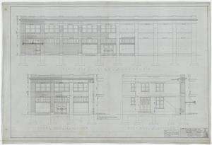Primary view of object titled 'Paxton Store and Office Building, Abilene, Texas: Elevation Drawings'.