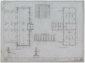 College Heights Grade School Building Additions, Abilene, Texas: Foundation and First Floor Framing Plan