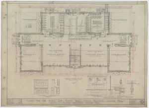 Primary view of object titled 'North and South Ward Schools, Abilene, Texas: Ground Floor Plan'.