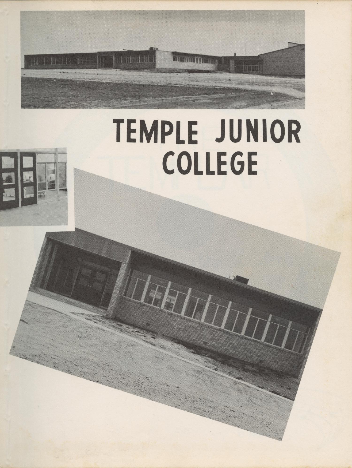 The Templar, Yearbook of Temple Junior College, 1957
                                                
                                                    [Sequence #]: 3 of 140
                                                