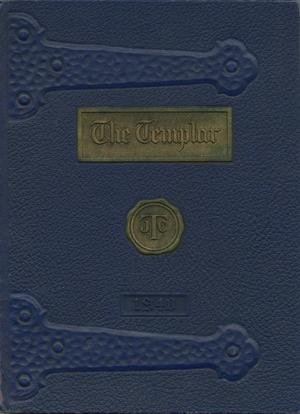 Primary view of object titled 'The Templar, Yearbook of Temple Junior College, 1940'.