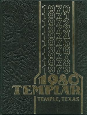 Primary view of object titled 'The Templar, Yearbook of Temple Junior College, 1980'.