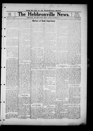 Primary view of object titled 'The Hebbronville News. (Hebbronville, Tex.), Vol. 2, No. 47, Ed. 1 Wednesday, November 4, 1925'.