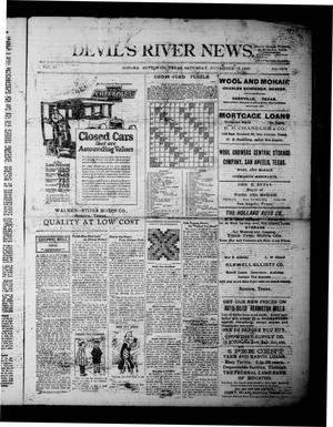 Devil's River News. (Sonora, Tex.), Vol. 36, No. 1876, Ed. 1 Saturday, November 13, 1926