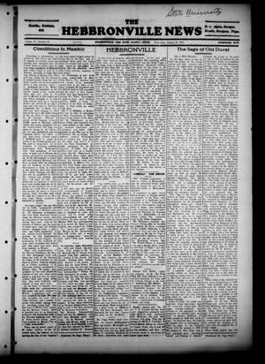 Primary view of object titled 'The Hebbronville News (Hebbronville, Tex.), Vol. 4, No. 39, Ed. 1 Wednesday, August 31, 1927'.