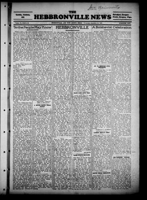 The Hebbronville News (Hebbronville, Tex.), Vol. 4, No. 42, Ed. 1 Wednesday, September 21, 1927
