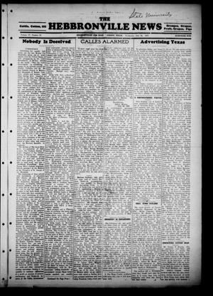 The Hebbronville News (Hebbronville, Tex.), Vol. 4, No. 33, Ed. 1 Wednesday, July 20, 1927