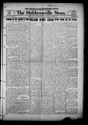 The Hebbronville News. (Hebbronville, Tex.), Vol. 2, No. 35, Ed. 1 Wednesday, September 1, 1926