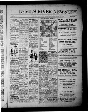 Devil's River News. (Sonora, Tex.), Vol. 35, No. 1842, Ed. 1 Saturday, April 10, 1926