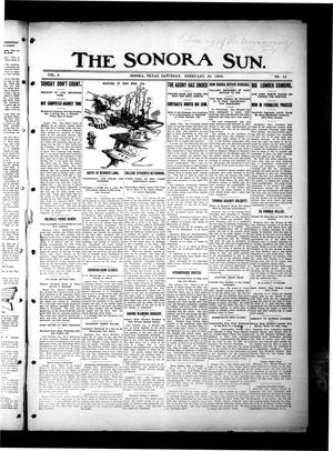 The Sonora Sun. (Sonora, Tex.), Vol. 5, No. 52, Ed. 1 Saturday, February 29, 1908