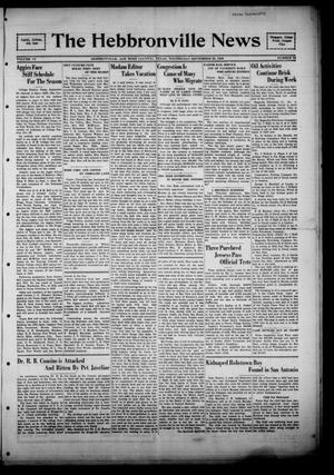 Primary view of object titled 'The Hebbronville News (Hebbronville, Tex.), Vol. 6, No. 34, Ed. 1 Wednesday, September 25, 1929'.